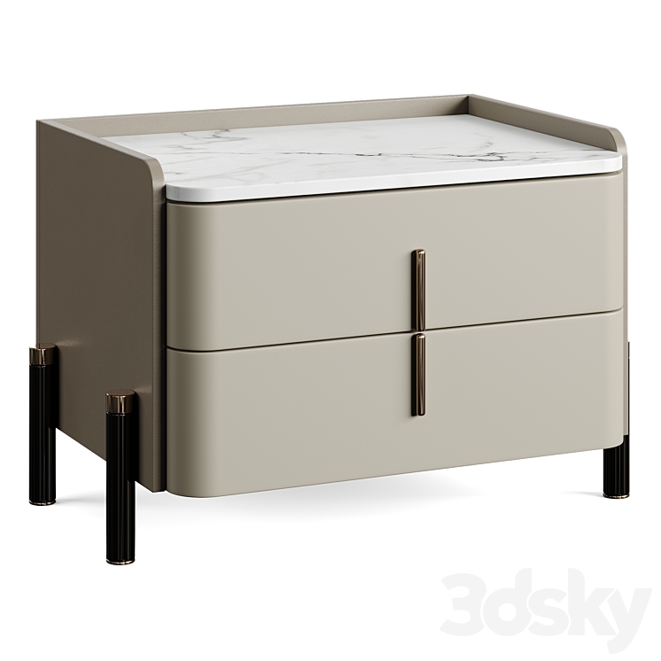 Ana Roque MISIA Bedside Table 3DS Max - thumbnail 2