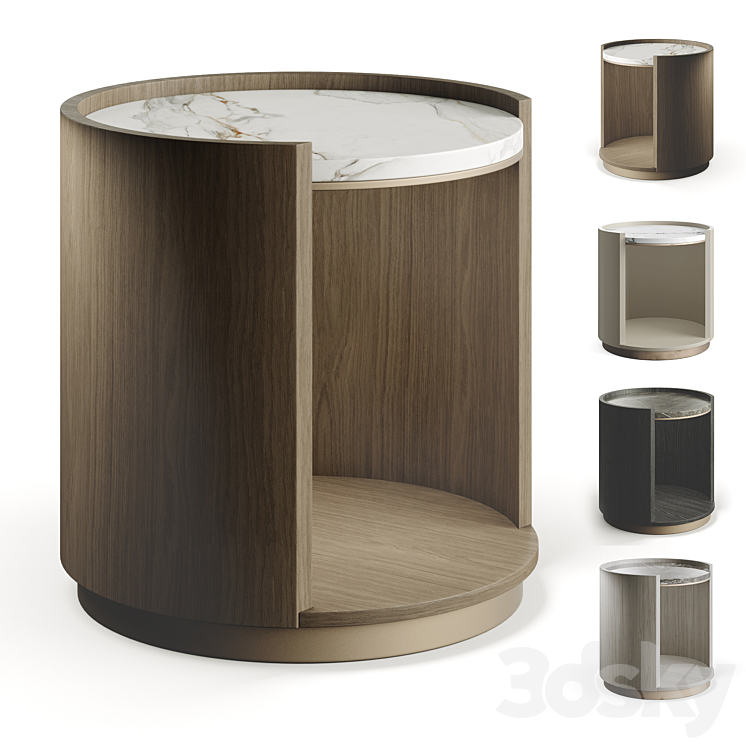 Ana Roque YVES Bedside Table 3DS Max Model - thumbnail 1