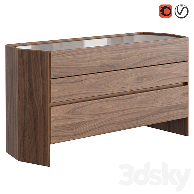 Angel Cerda chest of drawers 7073 3ds Max - thumbnail 1