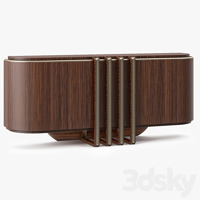 Annibale Colombo Sideboard 3DS Max Model - thumbnail 2