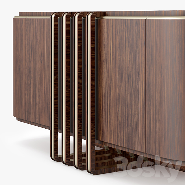 Annibale Colombo Sideboard 3DS Max Model - thumbnail 3