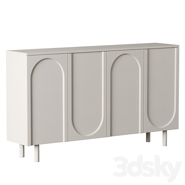 Arch Sideboard Buffet n01 3ds Max - thumbnail 2