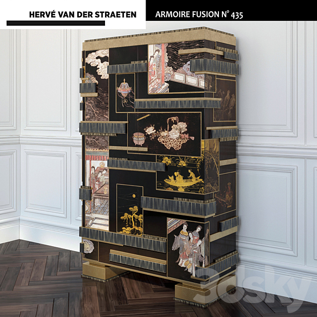 ARMOIRE FUSION N ° 435 herve van der straeten 3DSMax File - thumbnail 1