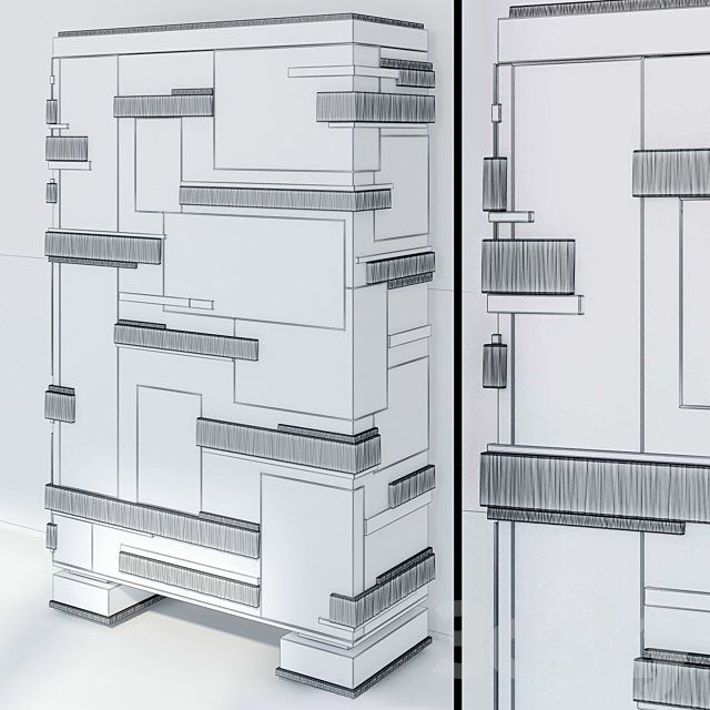 ARMOIRE FUSION N ° 435 herve van der straeten 3DSMax File - thumbnail 2