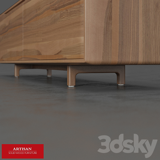 Artisan _ Invito Lowboard 3DSMax File - thumbnail 2