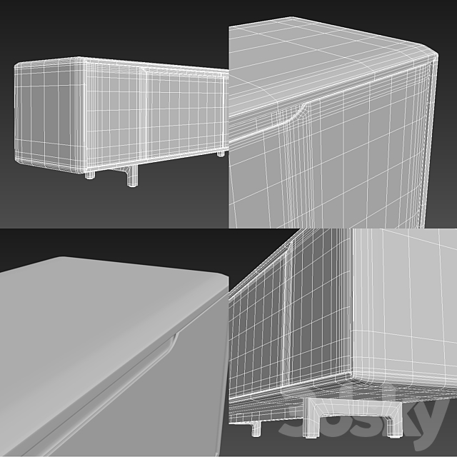 Artisan _ Invito Lowboard 3DSMax File - thumbnail 3