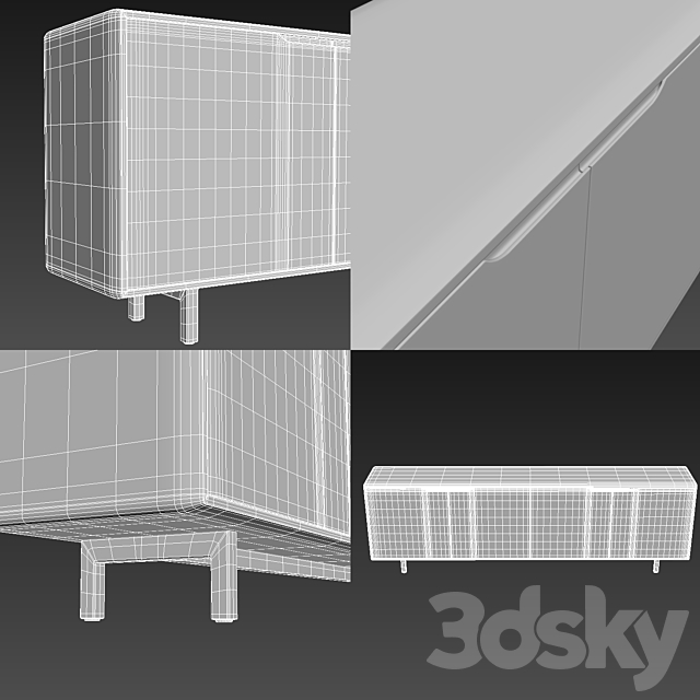 Artisan _ Invito sideboard 3DSMax File - thumbnail 3