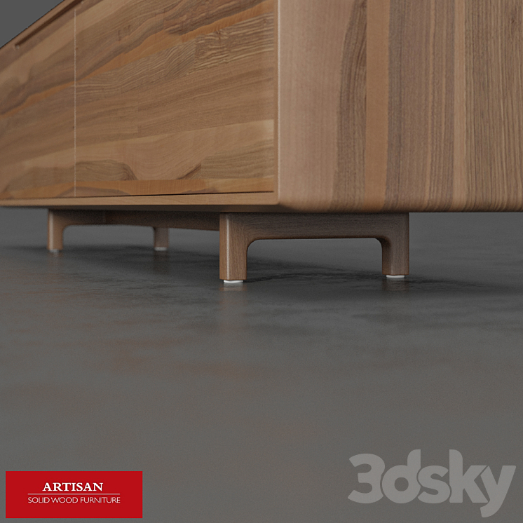 Artisan \/ Invito Lowboard 3DS Max - thumbnail 2