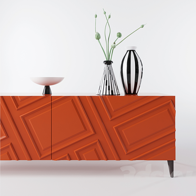 ASTRAGALE SIDEBOARD 3DS Max Model - thumbnail 2