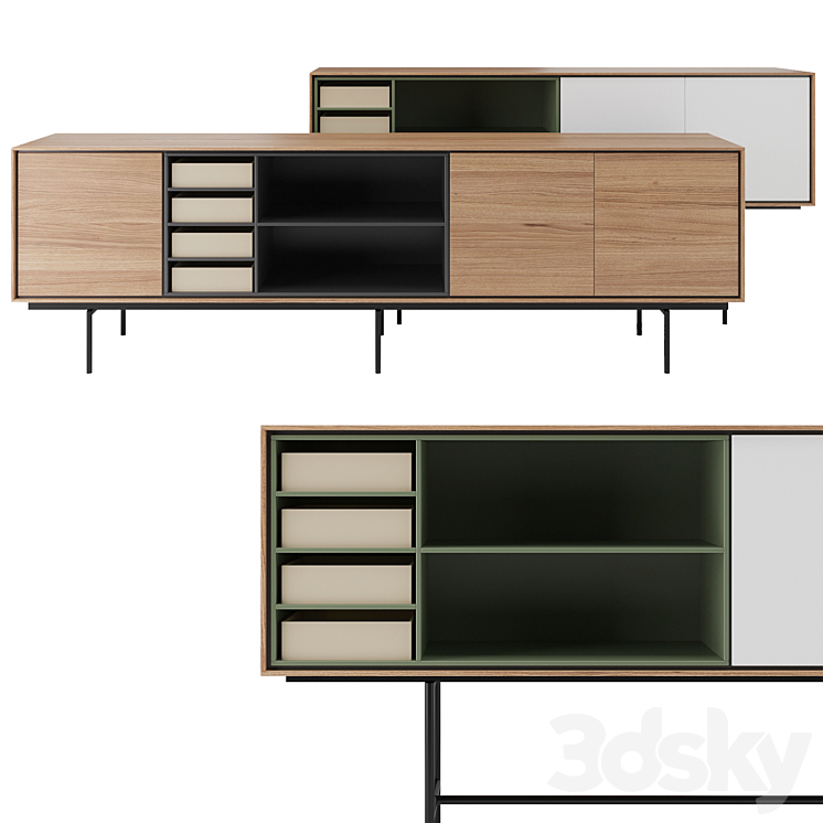 Aura Sideboard by Treku 3DS Max - thumbnail 2