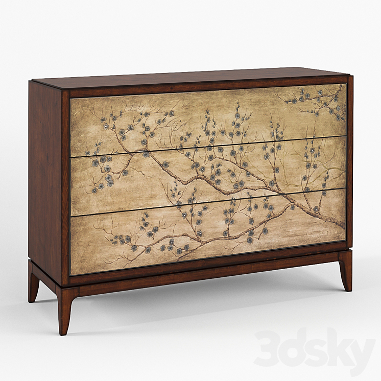 Awesome Blossom Caracole Chest 3DS Max - thumbnail 1