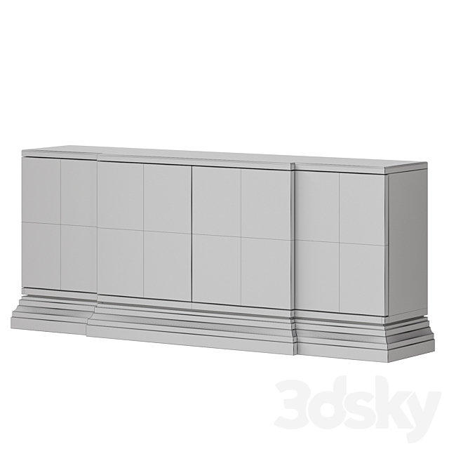 Baker Maximus Credenza 3DS Max Model - thumbnail 3