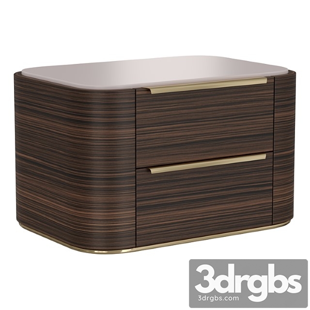 Bamboo bedside table - thumbnail 1