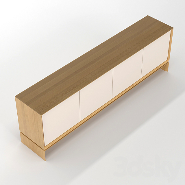 Barnes buffet table 3DS Max Model - thumbnail 3