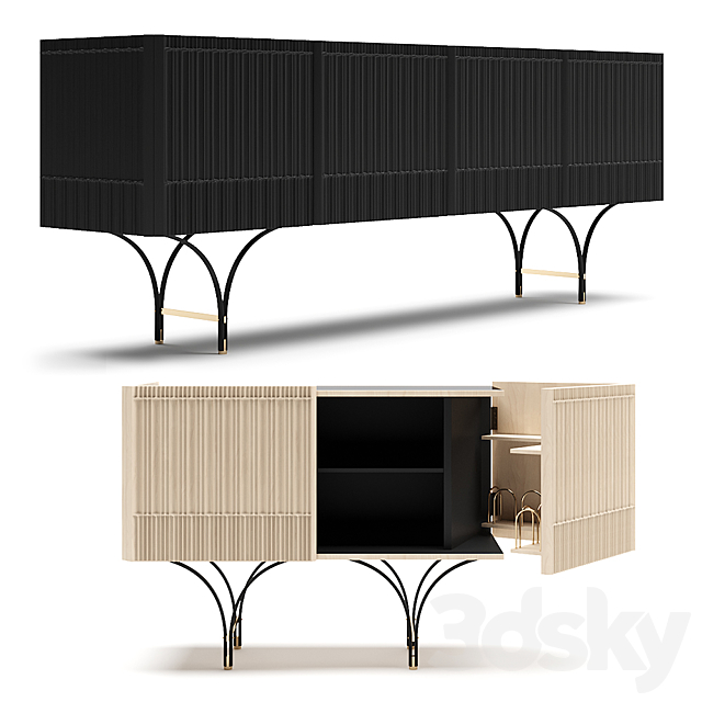 Baxter guell sideboard 3DSMax File - thumbnail 2