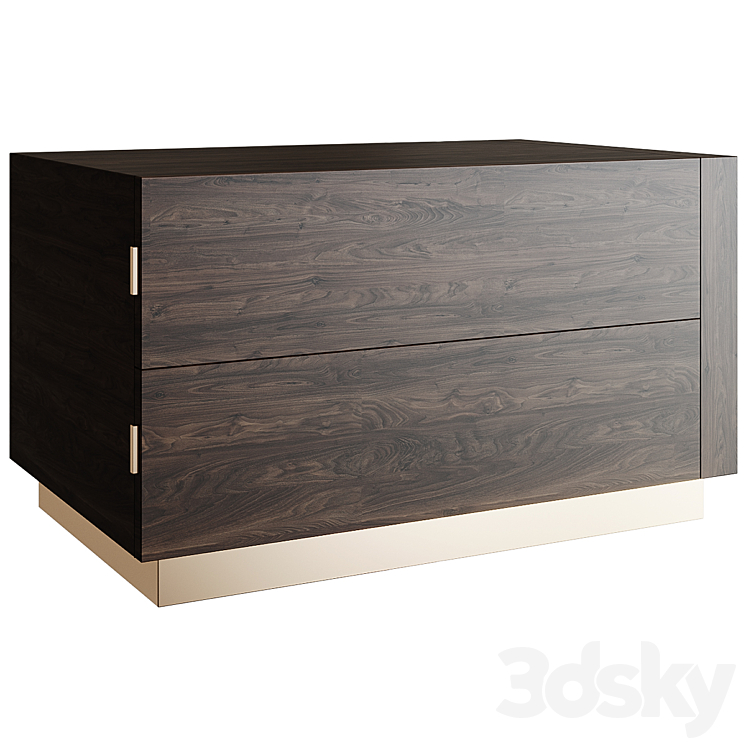 Bedside cabinet Kira 80 3DS Max Model - thumbnail 1