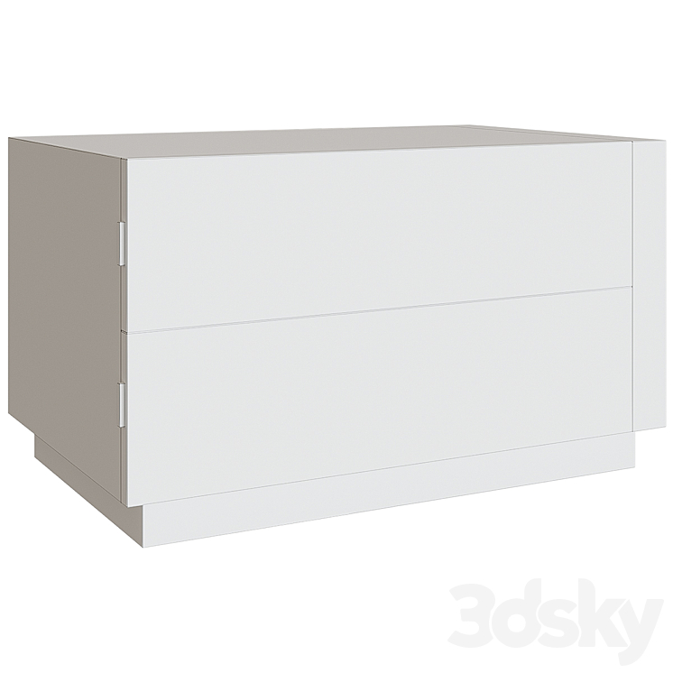 Bedside cabinet Kira 80 3DS Max Model - thumbnail 2