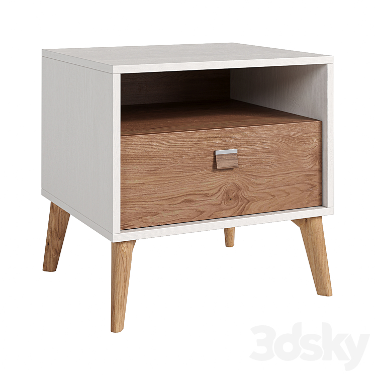 Bedside cabinet MAYER 3DS Max Model - thumbnail 1