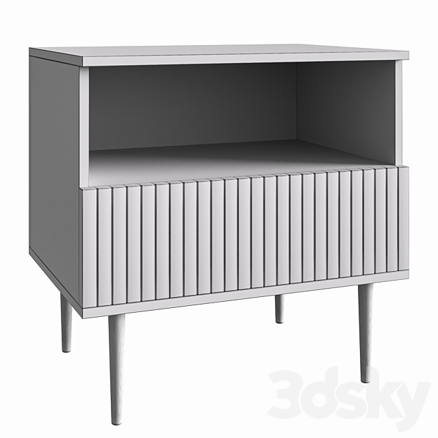 Bedside cabinet “Oxford” 3DS Max Model - thumbnail 3