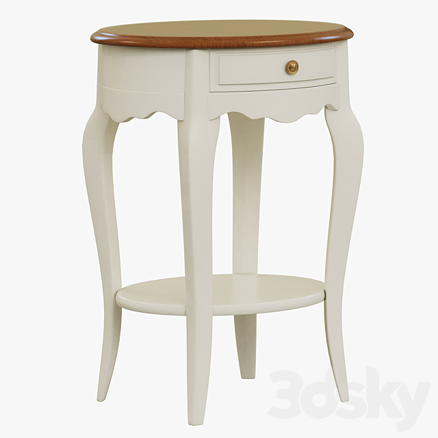 bedside table 3ds Max - thumbnail 1