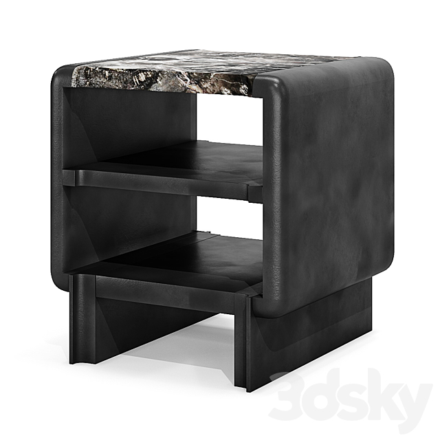 Bedside table _ Thierry Lemaire – So Black 3DSMax File - thumbnail 1