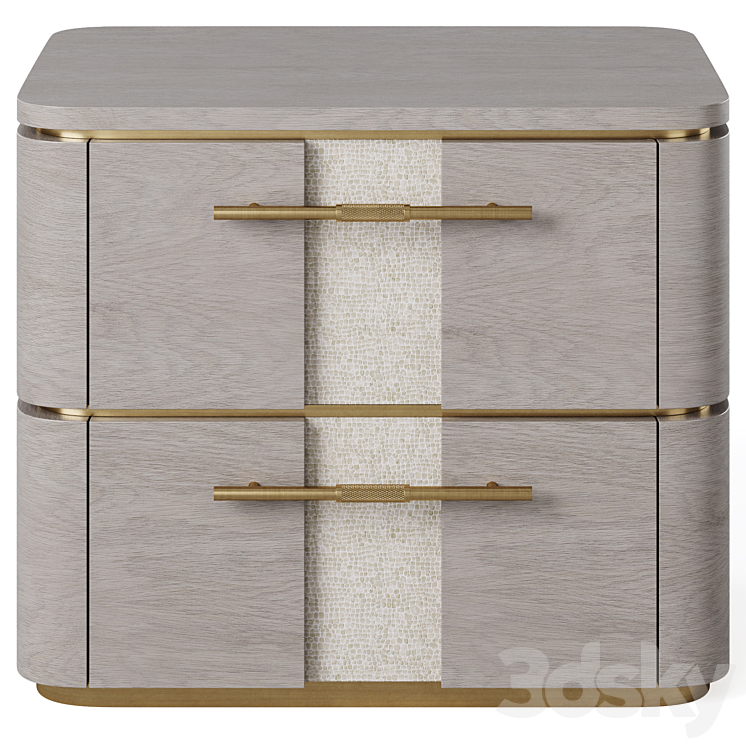 Bedside table AGRA by Frato 3DS Max Model - thumbnail 2