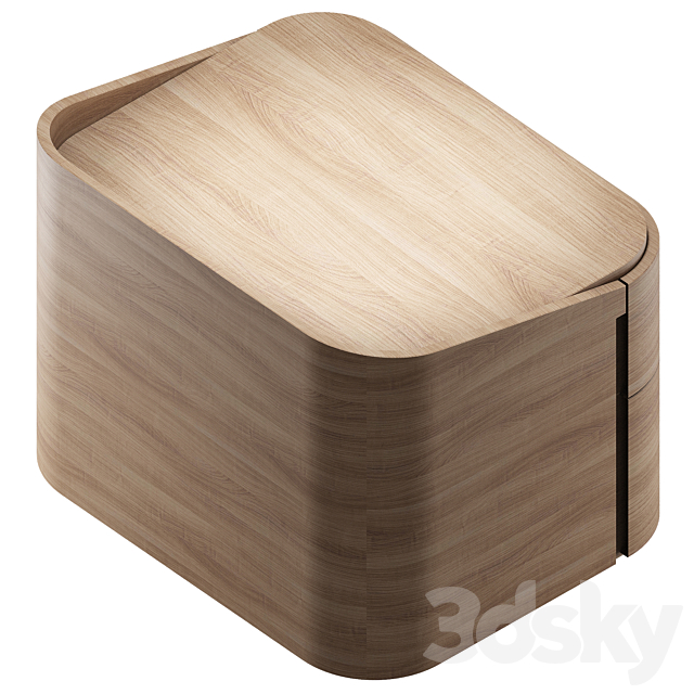 Bedside table Babila 3DSMax File - thumbnail 3