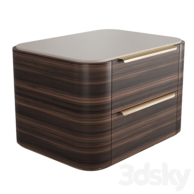 Bedside table BAMBOO II 3DSMax File - thumbnail 3