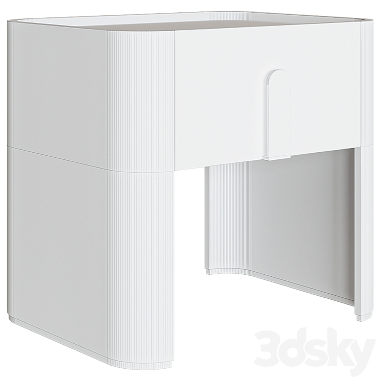 Bedside table Centro 3DS Max - thumbnail 2