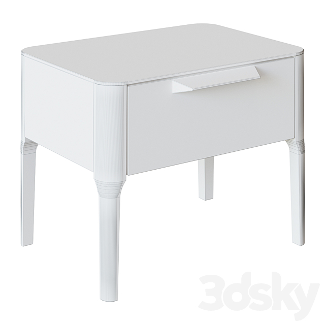 Bedside table CP1806-H 3DS Max Model - thumbnail 2