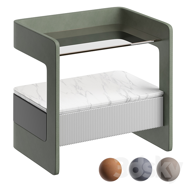 Bedside table Dige 3ds Max - thumbnail 1