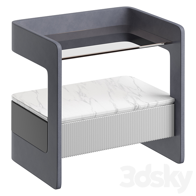 Bedside table Dige 3ds Max - thumbnail 2