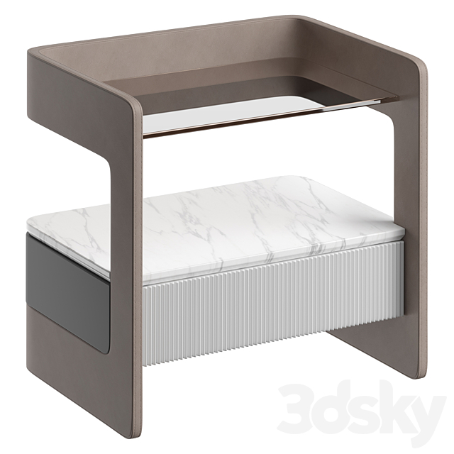 Bedside table Dige 3ds Max - thumbnail 3