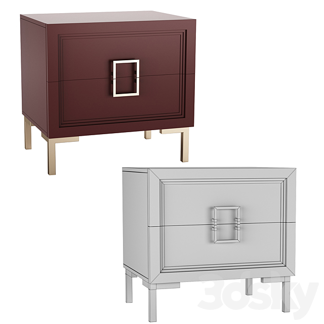 Bedside table Dolce 3DSMax File - thumbnail 3