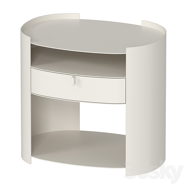 Bedside table Flow LOTUS 3DS Max Model - thumbnail 3