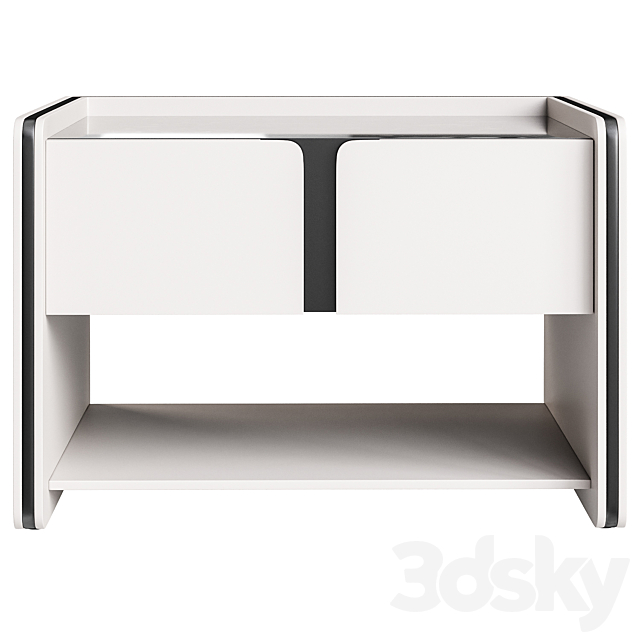 Bedside table Havasu I II set 3DS Max Model - thumbnail 5