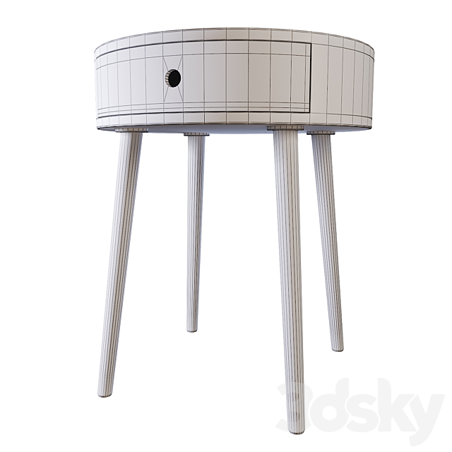 Bedside table LA REDOUTE SELISA 3DSMax File - thumbnail 3