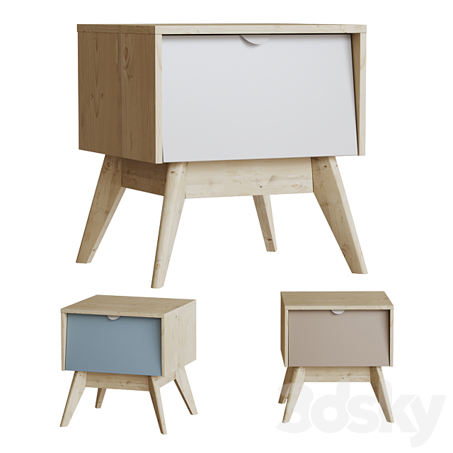 Bedside table Leslie (divan.ru) 3ds Max - thumbnail 1