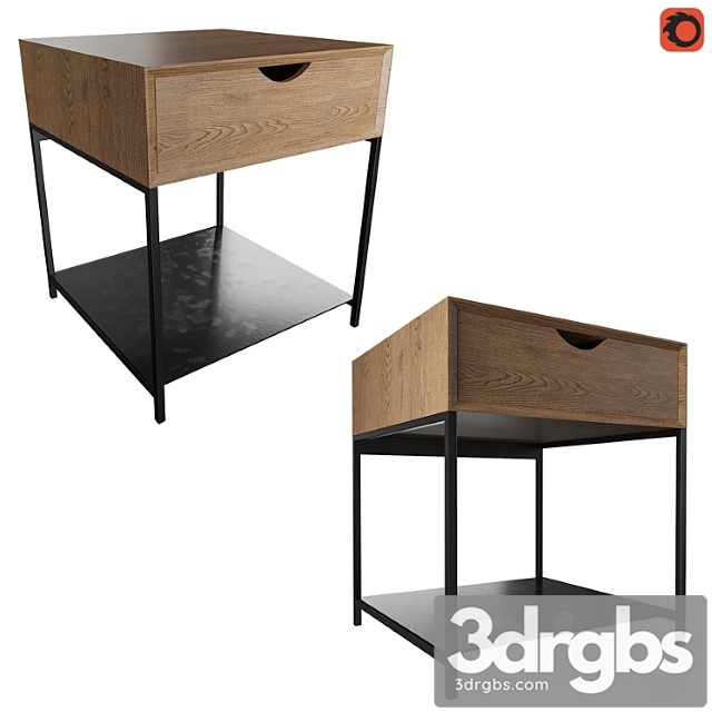 Bedside table mambo am.pm 2 3dsmax Download - thumbnail 1