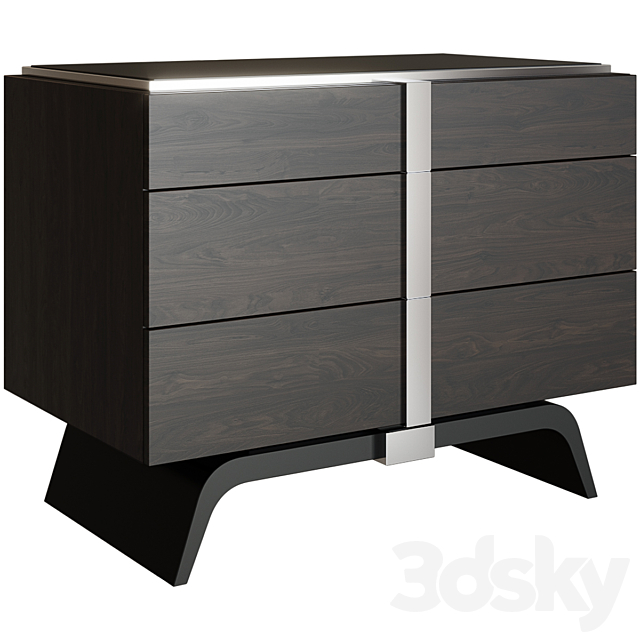 Bedside table MATIGNON 3DSMax File - thumbnail 1