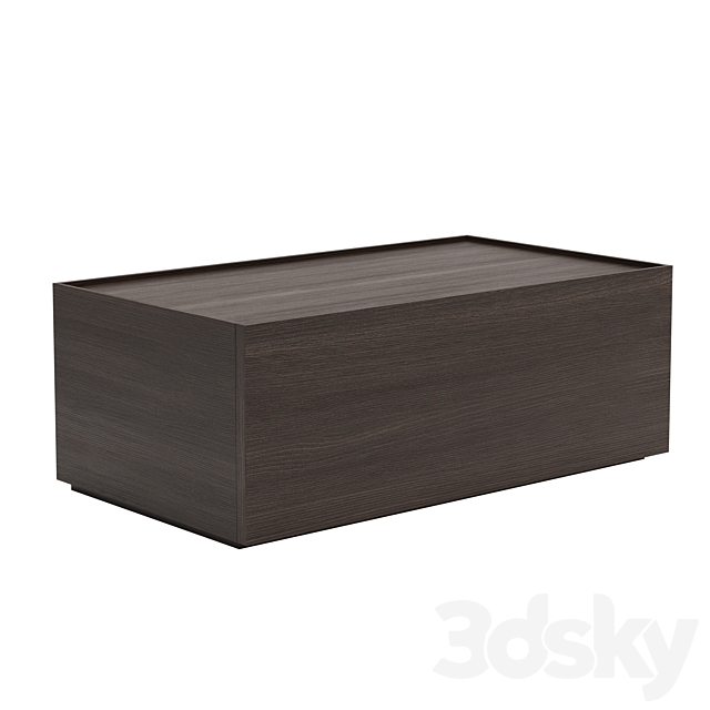 Bedside table Minimalista from Palo Nero 3DS Max Model - thumbnail 2