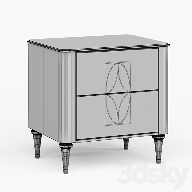 Bedside table Mugali Maria 3DSMax File - thumbnail 3