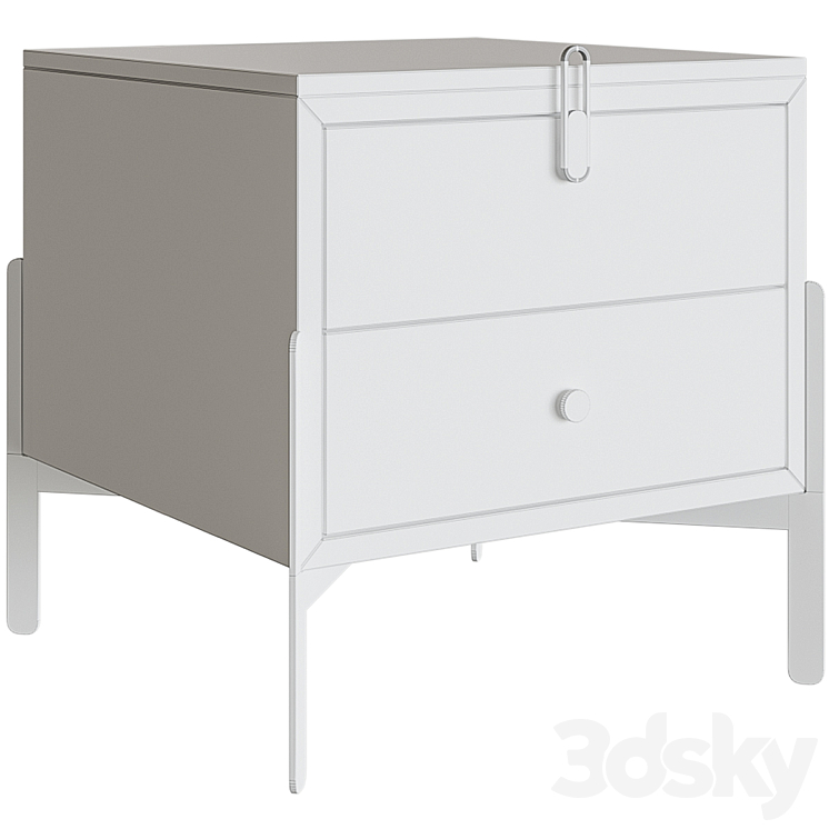 Bedside table ROLF BENZ 914 3DS Max Model - thumbnail 2