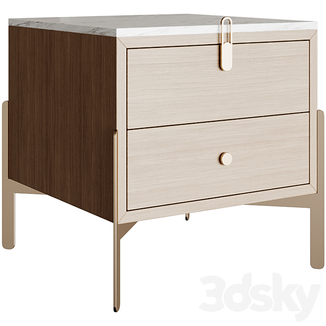 Bedside table ROLF BENZ 914 3DSMax File - thumbnail 1