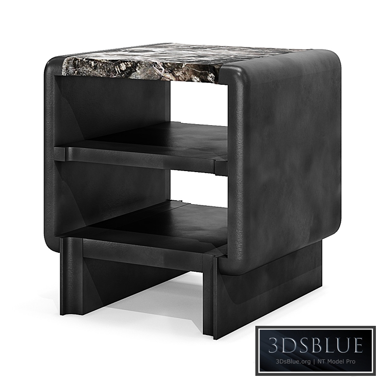 Bedside table \/ Thierry Lemaire – So Black 3DS Max - thumbnail 3