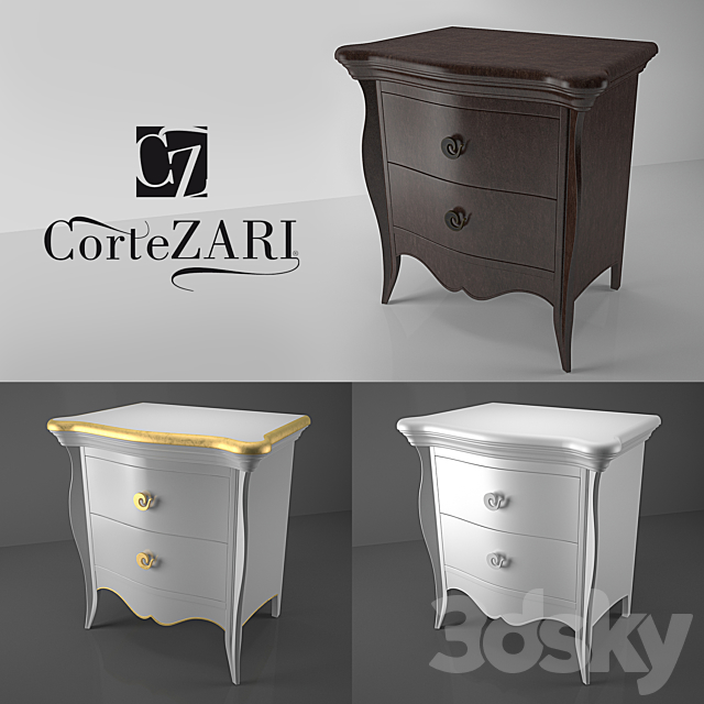 Bedside tables SOFIA CORTE ZARI 3DSMax File - thumbnail 1