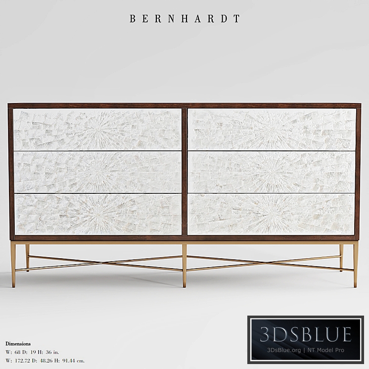 Bernhardt Adagio Dresser 3DS Max - thumbnail 3