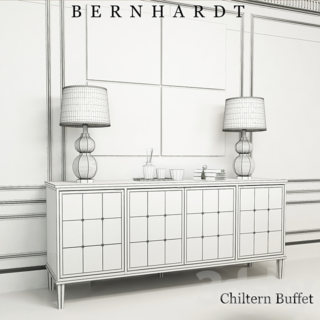 BERNHARDT Chiltern Buffet 3DSMax File - thumbnail 3