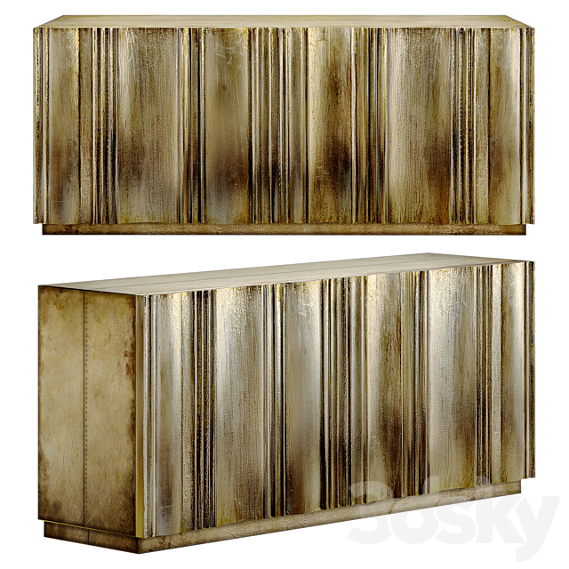 Bernhardt Interiors Winston Credenza Dresser 3ds Max - thumbnail 1