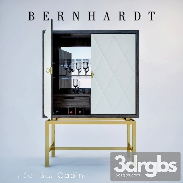 Bernhardt Jet Set Bar Cabinet 3dsmax Download - thumbnail 1